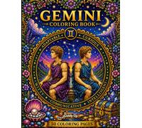 Gemini Coloring Book: 50 Coloring Pages