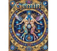 Gemini Coloring Book for Adults: Intricate Zodiac Designs, Astrology Line Art, and Celestial Mandalas for Mindful Coloring and Relaxation