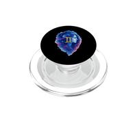 Gemini Cosmic Acquerello Grafica PopSockets PopGrip per MagSafe