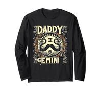 Gemini Daddy Il segno zodiacale gemello per il compleanno di maggio e giugno Maglia a Manica