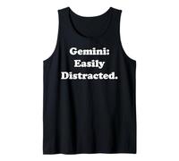 Gemini Easily Distracted Funny Quote Canotta