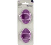 Gemini Gem-FOILP-SFGRIP Foilpress Impugnature Sagomate Silicone 2 Pezzi, Purple