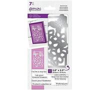 Gemini Gem-Std-BGA Timbro & Die Set-Farfalla Giardino, Argento, taglia unica