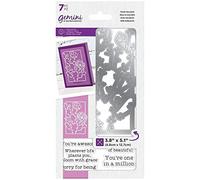 Gemini Gem-Std-SSUC Stamp & Die Set-Sweet Succulent, Argento, taglia unica