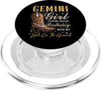 Gemini Girl Entrando nel mio compleanno con i miei stivali PopSockets PopGrip per MagSafe
