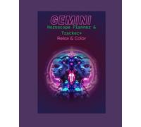 Gemini Horoscope Planner & Tracker+: Relax & Color
