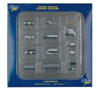 Gemini Jets Ground Airport Service Support Accessori per veicoli, scala 1:400, 14 pezzi