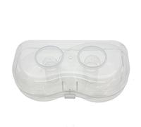 Gemini _ Mall® 2PCS allattamento Paracapezzoli/protezioni in silicone con custodia, riutilizzabile