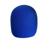 Gemini_Mall® - Copertura per microfono in schiuma, 45 mm, colore: Blu