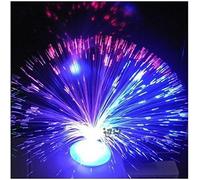 Gemini_mall® - Fontana in fibra ottica che cambia colore, luce notturna calmante, a batteria, per camera da letto, centrotavola, decorazione per compleanno, Natale, San Valentino