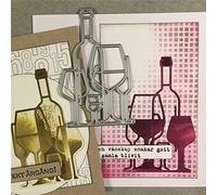 Gemini_Mall, fustelle in metallo per decorare biglietti, bottiglie di vino e bicchieri, fai da te, scrapbooking, biglietti, album fotografici, decorazioni, goffratura, stencil per regali Silver