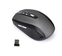 Gemini _ Mall® mouse senza fili, 2.4 G Wireless USB mouse ottico per PC laptop notebook computer cordless mouse con Nano ricevitore, 6 pulsanti, per Windows Mac Linux vista MacBook Pro Apple iMac