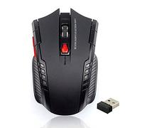 Gemini _ Mall® mouse senza fili, 2.4 G Wireless USB mouse ottico per PC laptop notebook computer cordless mouse con Nano ricevitore, 6 tasti, DPI regolabile per Windows Mac Linux vista MacBook Pro
