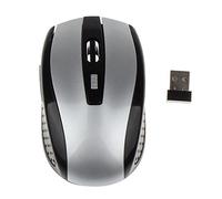 Gemini _ Mall® mouse senza fili, 2.4 G Wireless USB mouse ottico per PC laptop notebook computer cordless mouse con Nano ricevitore, 6 pulsanti, 1800 dpi, per Windows Mac Linux vista MacBook Pro