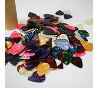 Gemini_Mall - Plettri assortiti per chitarra elettrica, acustica o basso, 0,46 mm (colore casuale)