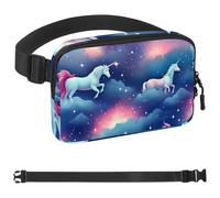 Gemini Marsupio a tracolla con segni zodiacali per uomini e donne, grande marsupio e marsupio con cinghia regolabile per allenamento all'aperto, viaggi, casual, corsa, escursionismo, ciclismo,