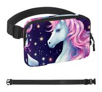 Gemini Marsupio a tracolla con segni zodiacali per uomini e donne, grande marsupio e marsupio con cinghia regolabile per allenamento all'aperto, viaggi, casual, corsa, escursionismo, ciclismo,