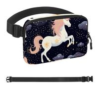 Gemini Marsupio a tracolla con segni zodiacali per uomini e donne, grande marsupio e marsupio con cinghia regolabile per allenamento all'aperto, viaggi, casual, corsa, escursionismo, ciclismo,