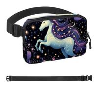 Gemini Marsupio a tracolla con segni zodiacali per uomini e donne, grande marsupio e marsupio con cinghia regolabile per allenamento all'aperto, viaggi, casual, corsa, escursionismo, ciclismo,