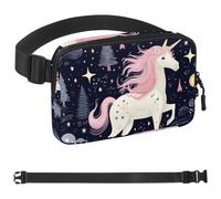 Gemini Marsupio a tracolla con segni zodiacali per uomini e donne, grande marsupio e marsupio con cinghia regolabile per allenamento all'aperto, viaggi, casual, corsa, escursionismo, ciclismo,