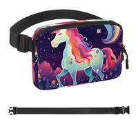 Gemini Marsupio a tracolla con segni zodiacali per uomini e donne, grande marsupio e marsupio con cinghia regolabile per allenamento all'aperto, viaggi, casual, corsa, escursionismo, ciclismo,