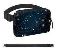 Gemini - Marsupio con segni zodiacali, idea regalo per godersi sport, festival, allenamento, viaggi, corsa, casual, a mani libere, portafoglio, marsupio per telefono, Multicolore 05,