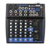 Gemini Mixer disc jockey GEM 08USB PROFESSIONAL Black