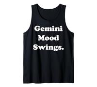 Gemini Mood Swings Zodiac Humor Funny Saying Canotta