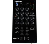 GEMINI MXR 01 BT COMPACT MIXER A 2 CANALI con Bluetooth per DJ PUB CLUB KARAOKE