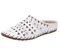 Gemini Pantolette Da Donna In Pelle Clog Con Cutouts 031195-02