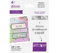 Gemini - Parola Taglio Timbri & Fustellature Da Crafter's Companion