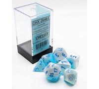 Gemini Polyhedral Dice Set of 7 in a Variety Sizes Designed for Roleplaying Ga