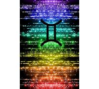 Gemini Pride Rainbow Crystal Notebook - Celebrate Your Zodiac Star Sign and Let Your Colors Sparkle