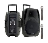Gemini ES 12 TO GO diffusore portatile trolley bluetooth + 2 radiomicrofoni NEW