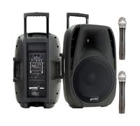 Gemini Set karaoke ES TO GO SERIES Es 15Togo Black 200W 1126083 Bluetooth RCA,
