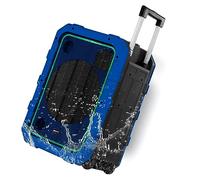 Gemini Sound MPA-2400BLU 10", 240W Wireless Portatile Ricaricabile Bluetooth Bluetooth Bluetooth Altoparlante Con Luci A LED Party, 6 DSP Modalità, Microfono / Ingressi Per Chitarra, Radio FM, USB USB