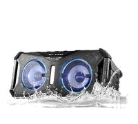 Gemini Sound Sosp-8 Soundsplash Impermeabile Bluetooth, Bluetooth Portable House Party Lightshow 420W Watts Porta Batteria Ricaricabile Powered Dual 8 "Pollici Woofer Boombox Altoparlanti