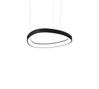 Lampadario a led design moderno d.42cm per cucina soggiorno nero DL1610