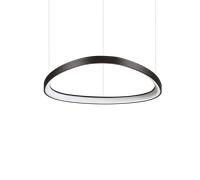 Lampadario A Sospensione Contemporaneo Gemini Metallo Nero Led 48W 3000K Ip20