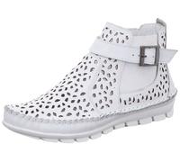 Gemini Stivaletti Donna Con Inserti Elasticizzati Fibbia Cutouts Motivo 340207