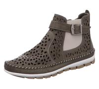 Gemini Stivaletti Donna Con Inserti Elasticizzati Fibbia Cutouts Motivo 340207