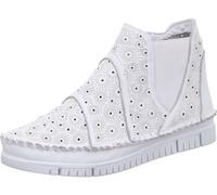 Gemini Stivaletti Donna In Pelle Design Floreale Con Cerniera 382517-01