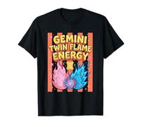 Gemini Twin Flame Energy Astrologia Segno Zodiacale Maglietta