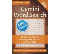 Gemini Word Search: 55 High Vibe Puzzles for Diving Deep into the Twin Archetype
