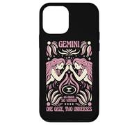 Gemini Zodiac One Gaze Due universi Astrologia Arte Custodia per iPhone 12 mini