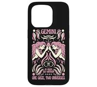 Gemini Zodiac One Gaze Due universi Astrologia Arte Custodia per iPhone 15 Pro