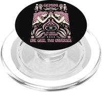 Gemini Zodiac One Gaze Due universi Astrologia Arte PopSockets PopGrip per MagSafe