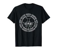 Gemini Zodiac Shirt - Personalità Gemelli Segno Stella Tshirt Maglietta