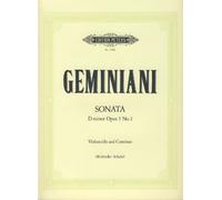 GEMINIANI - Sonata Op.5 nº 2 en Re menor para Violoncello y Piano (Kolneder/Schultz)