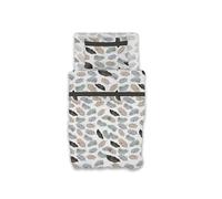 GEMITEX Completo Letto Cotone In, 100% COTONE, Traspirante, Privo di Sostanze Nocive, Qualità Certificata STANDARD 100 by OEKO-TEX Fiducia nel Tessile, SINGOLO, G22/BIANCO, Designed in Italy